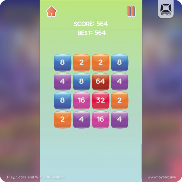 Play 2048 with Toybox